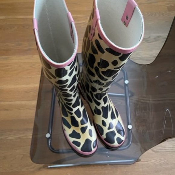 Toss Brand Ladies Tall Rainboots Size 10 - Picture 6 of 9